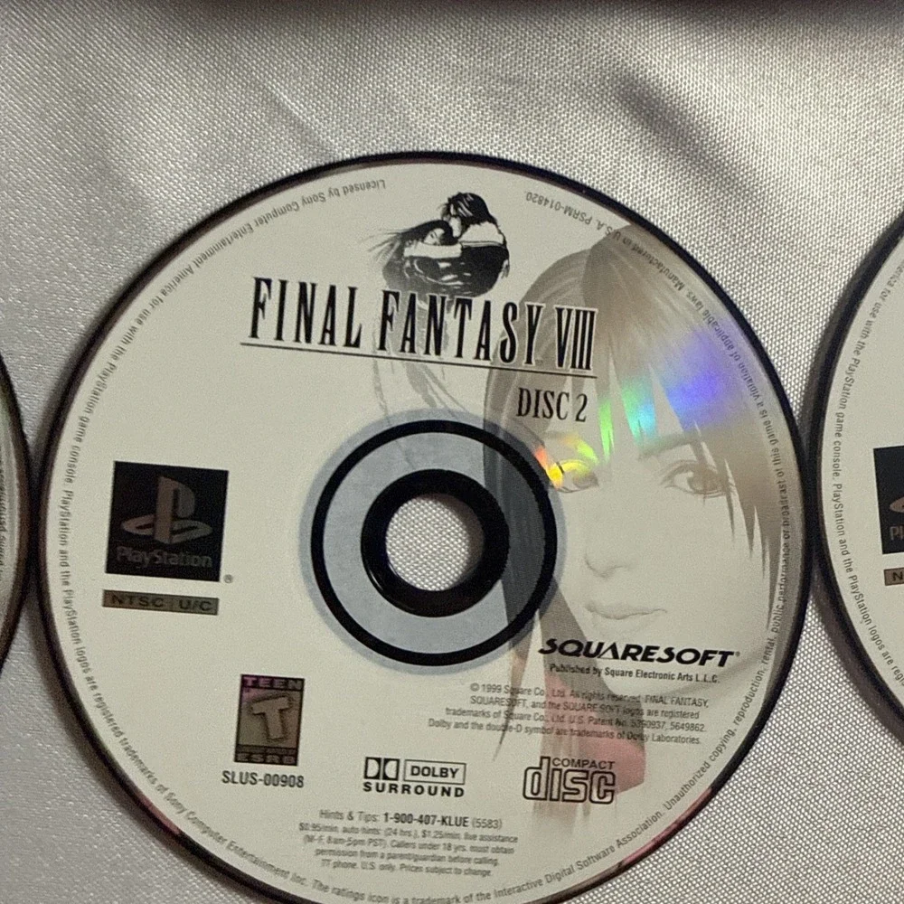 Squaresoft Final Fantasy VIII PS1 Role Playing Manual Included Tested